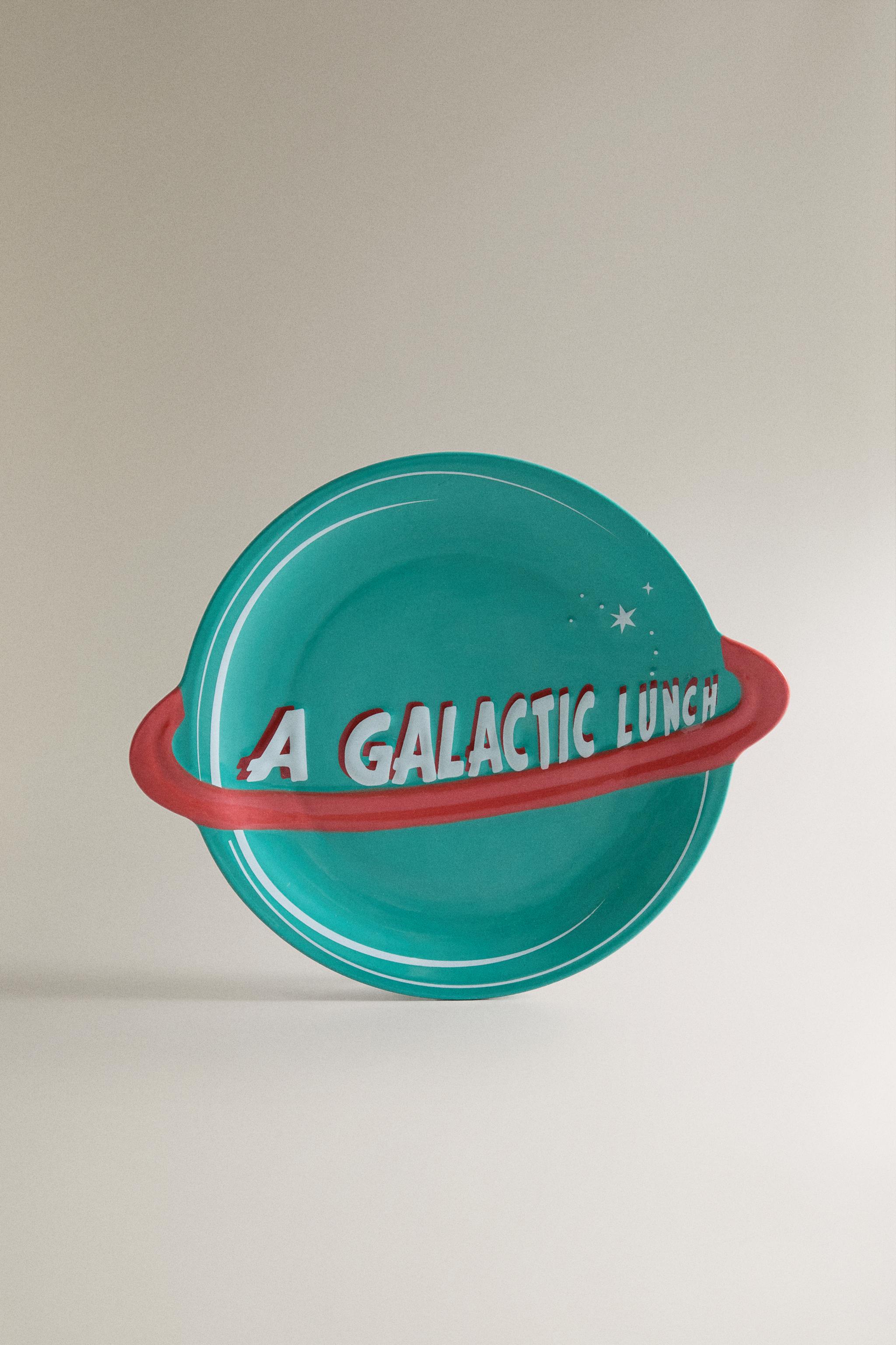 ASSIETTE ENFANT ESPACE GRÈS